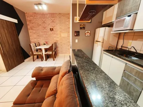 Apartamento mobiliado a venda, 02 dormitórios, 01 vaga, Residencial Quinta das Jabuticabeiras - Mococa (SP)